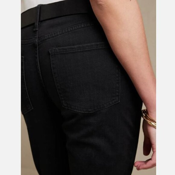 Banana Republic 90's VIBE Girlfriend LOW RISE Black Y2K Jeans Plus Size 34/18 - Picture 3 of 6